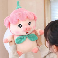 Kawaii Veggie Flower Pig - Bear Hugs