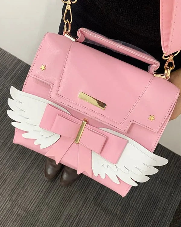 Kawaii Wings Crossbody Hand Bag - Bear Hugs