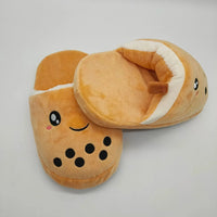 Bubble Tea Plush Slippers - Bear Hugs