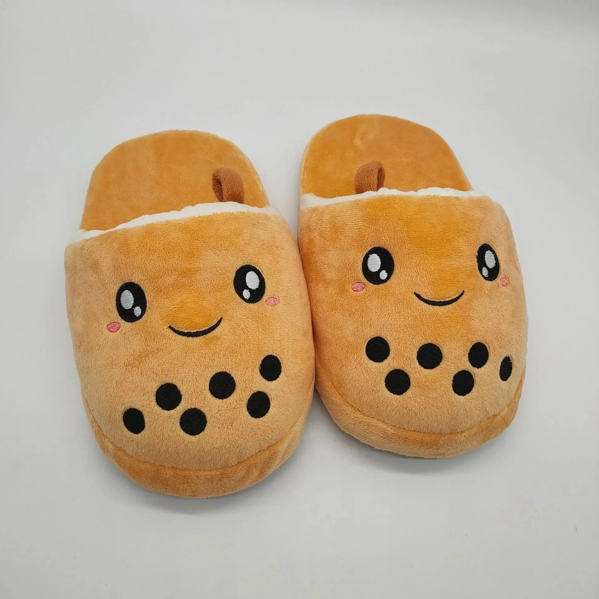 Bubble Tea Plush Slippers - Bear Hugs
