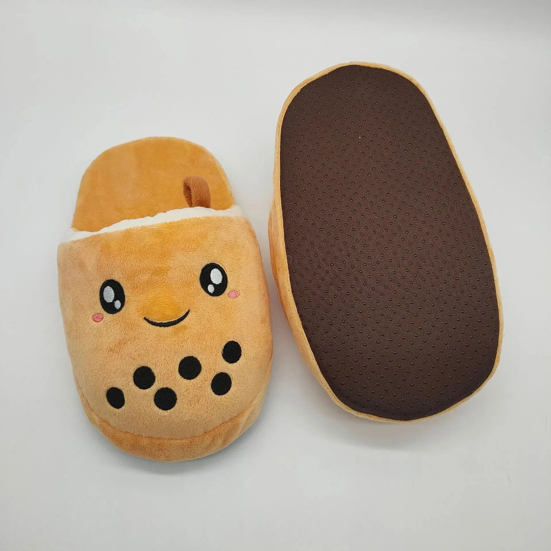 Bubble Tea Plush Slippers - Bear Hugs