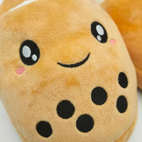 Bubble Tea Plush Slippers - Bear Hugs