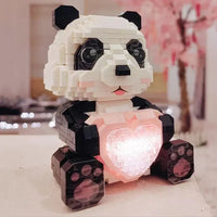 Couple Pandas LED Nano Building Blocks