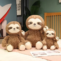 Cocoa and Boo the Fluffy Sloth Plushie - Bear Hugs