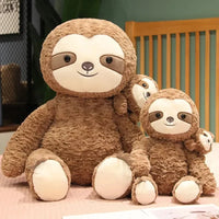 Cocoa and Boo the Fluffy Sloth Plushie - Bear Hugs