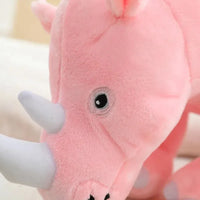 Colorful Cuddly Rhino Plushies - Bear Hugs