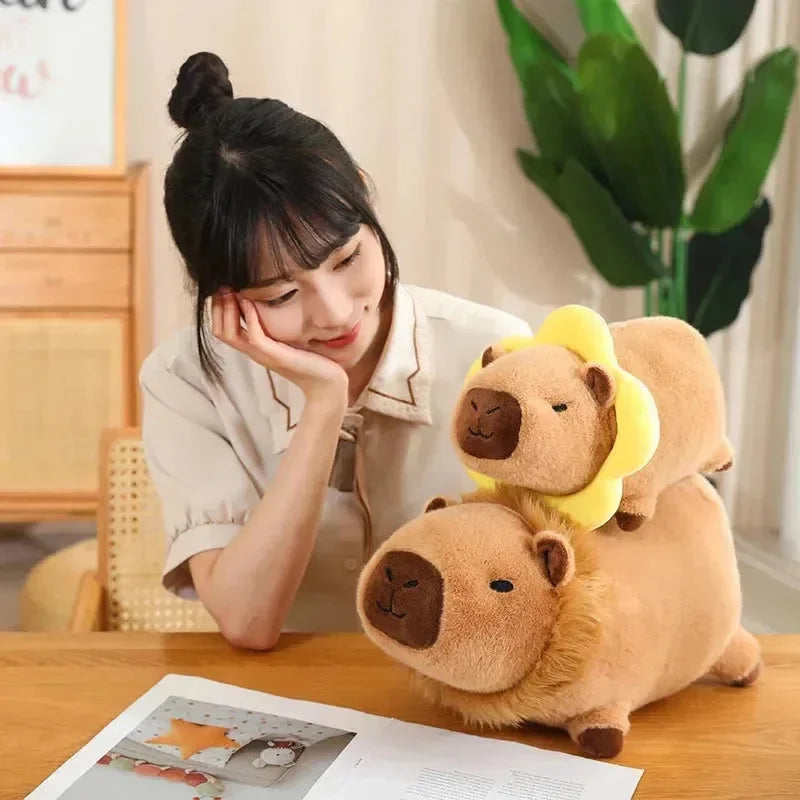 Cosplay Laying Capybara Animal Plush - Bear Hugs