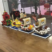 Cute Nano One Piece Pirate Ships Building Sets - Bear Hugs