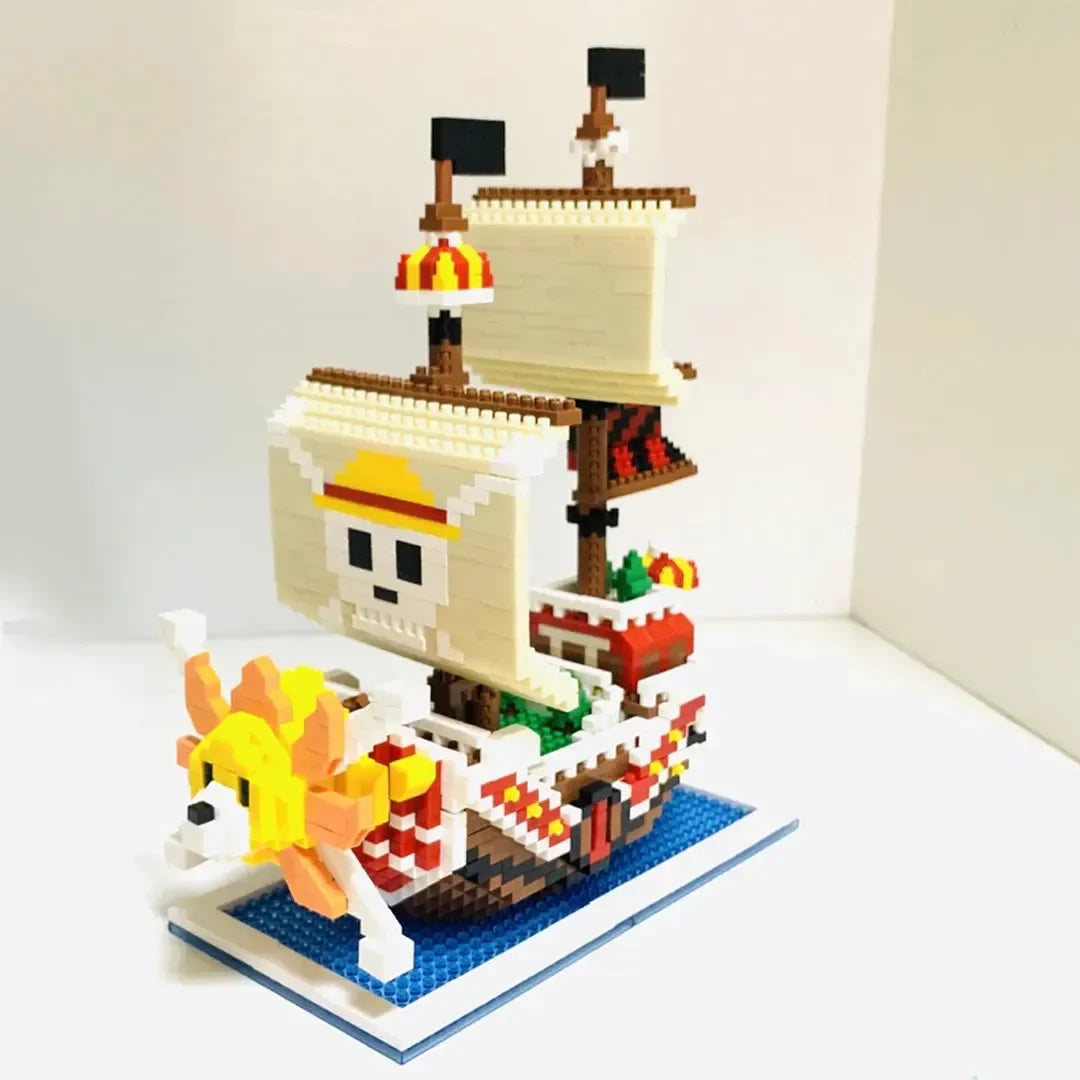 Cute Nano One Piece Pirate Ships Building Sets - Bear Hugs