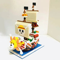 Cute Nano One Piece Pirate Ships Building Sets - Bear Hugs