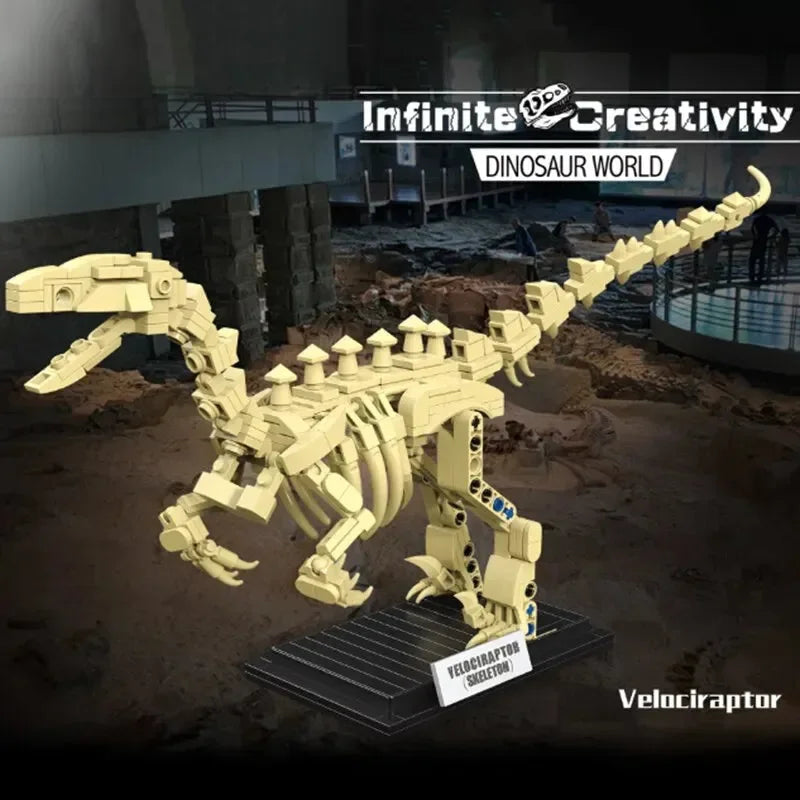 Dinosaur Fossil Skeleton Building Blocks