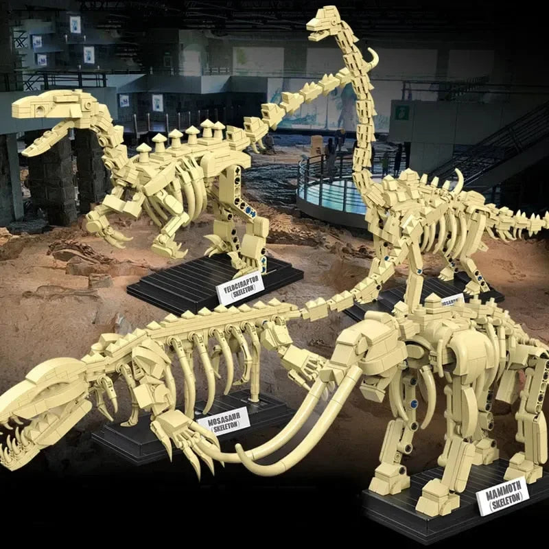 Dinosaur Fossil Skeleton Building Blocks