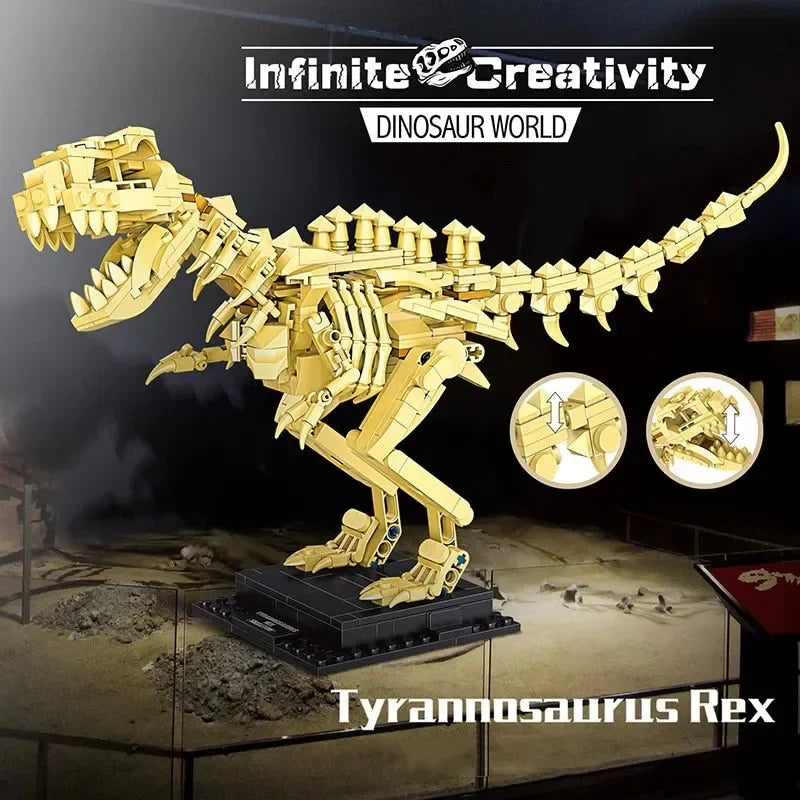 Dinosaur Fossil Skeleton Building Blocks