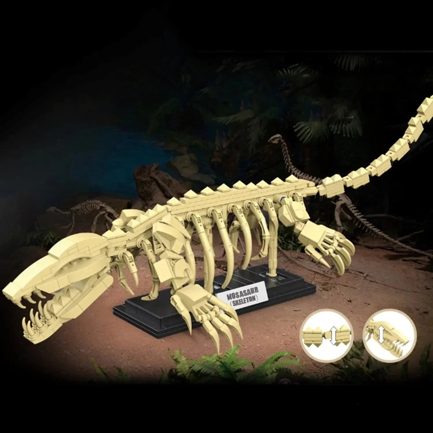 Dinosaur Fossil Skeleton Building Blocks