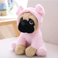 Cosplay Pug Plushie (20 cm)