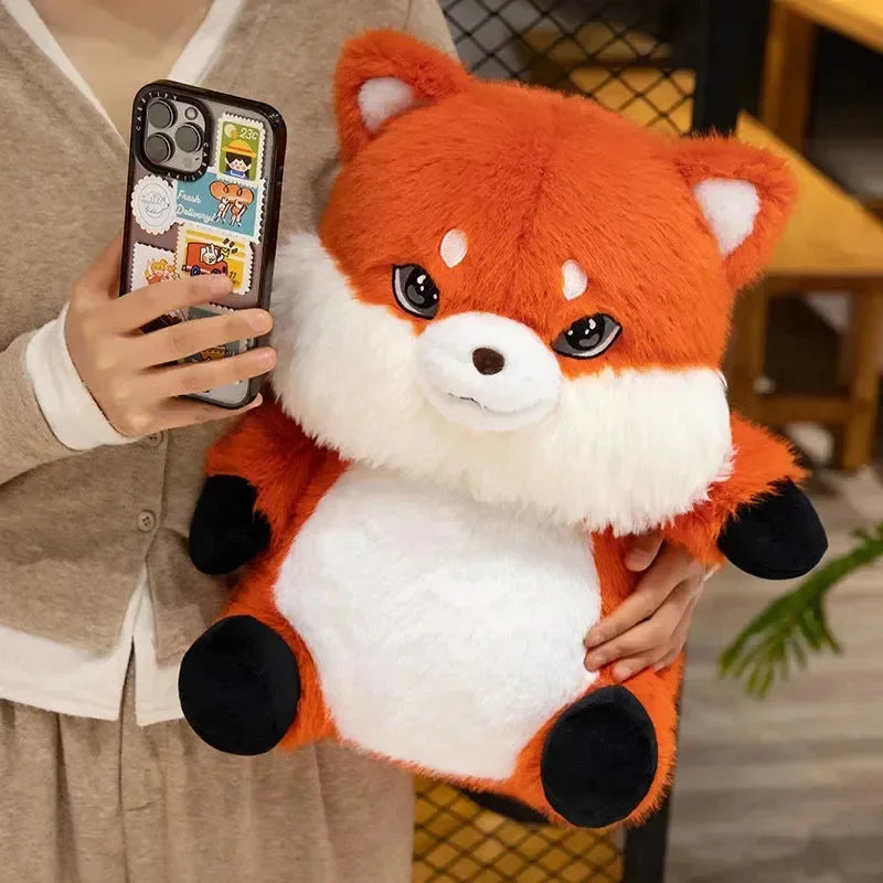 Fluffy Chubby Fox Plushie - Bear Hugs