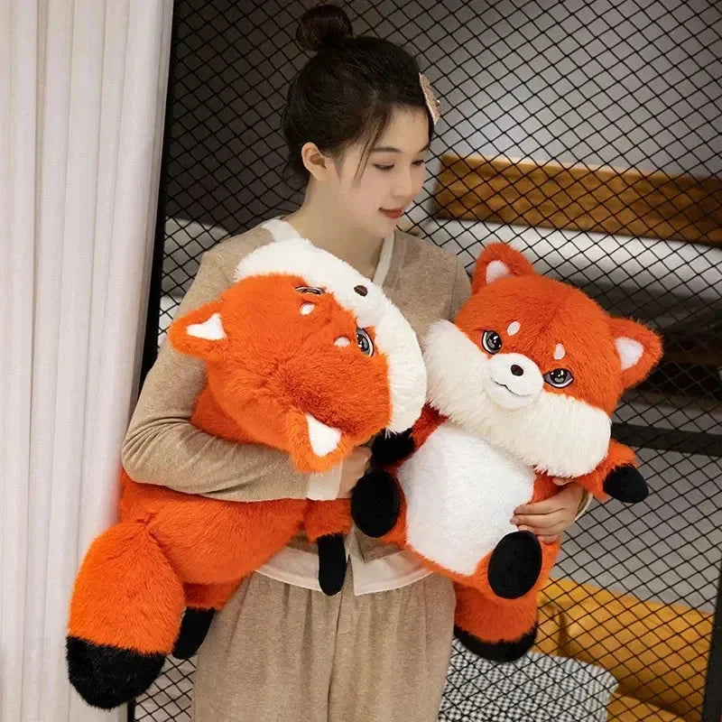 Fluffy Chubby Fox Plushie - Bear Hugs
