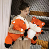 Fluffy Chubby Fox Plushie - Bear Hugs