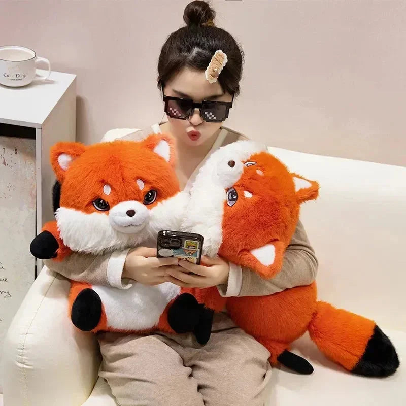 Fluffy Chubby Fox Plushie - Bear Hugs