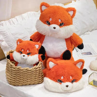 Fluffy Chubby Fox Plushie - Bear Hugs