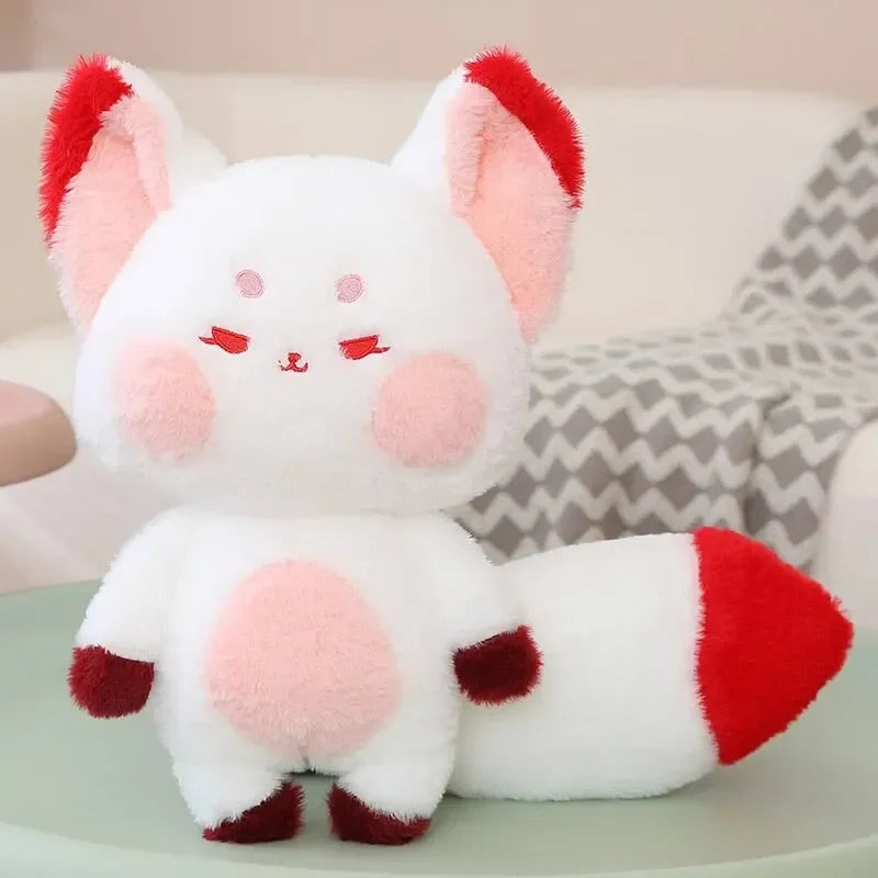 Peluches félines renard kawaii 