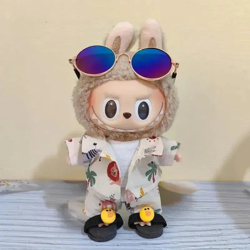 Handmade Hawaii Beach Labubu Outfit - Bear Hugs