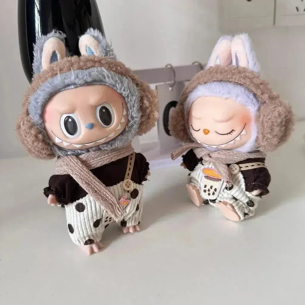 Handmade Labubu Bubble Tea Bestie Outfit - Bear Hugs