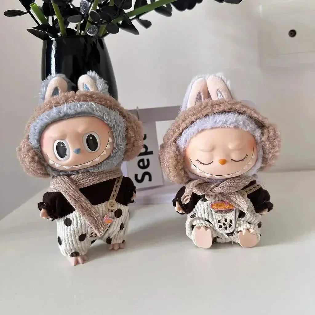 Handmade Labubu Bubble Tea Bestie Outfit - Bear Hugs