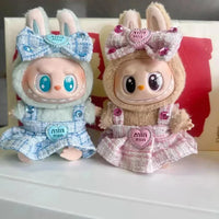 Handmade Labubu Heart Dress Outfit with Accessories - Bear Hugs