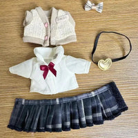 Handmade Labubu School Uniform Outfit with Accessories - Bear Hugs