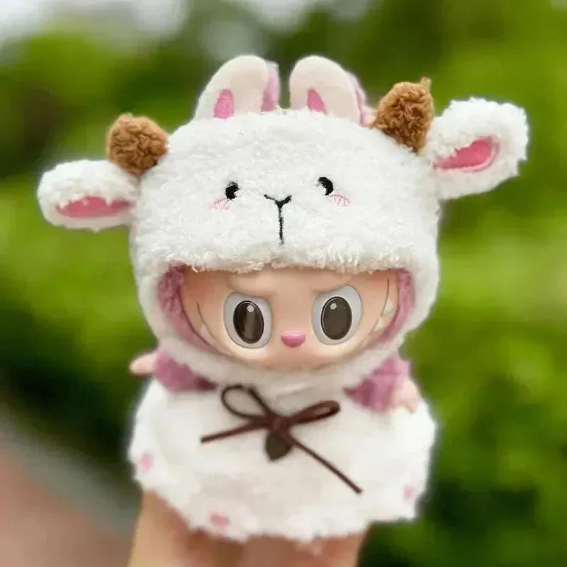 Handmade Labubu White Sheep Outfit