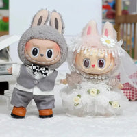 Handmade Wedding Marriage Couple Labubu Outfit - Bear Hugs