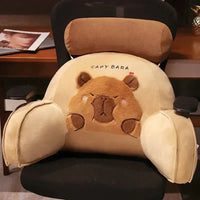 Huge Capybara Cushion Plush Backrest Seat - Bear Hugs