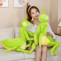 Kawaii Green Praying Mantis Plushie - Bear Hugs