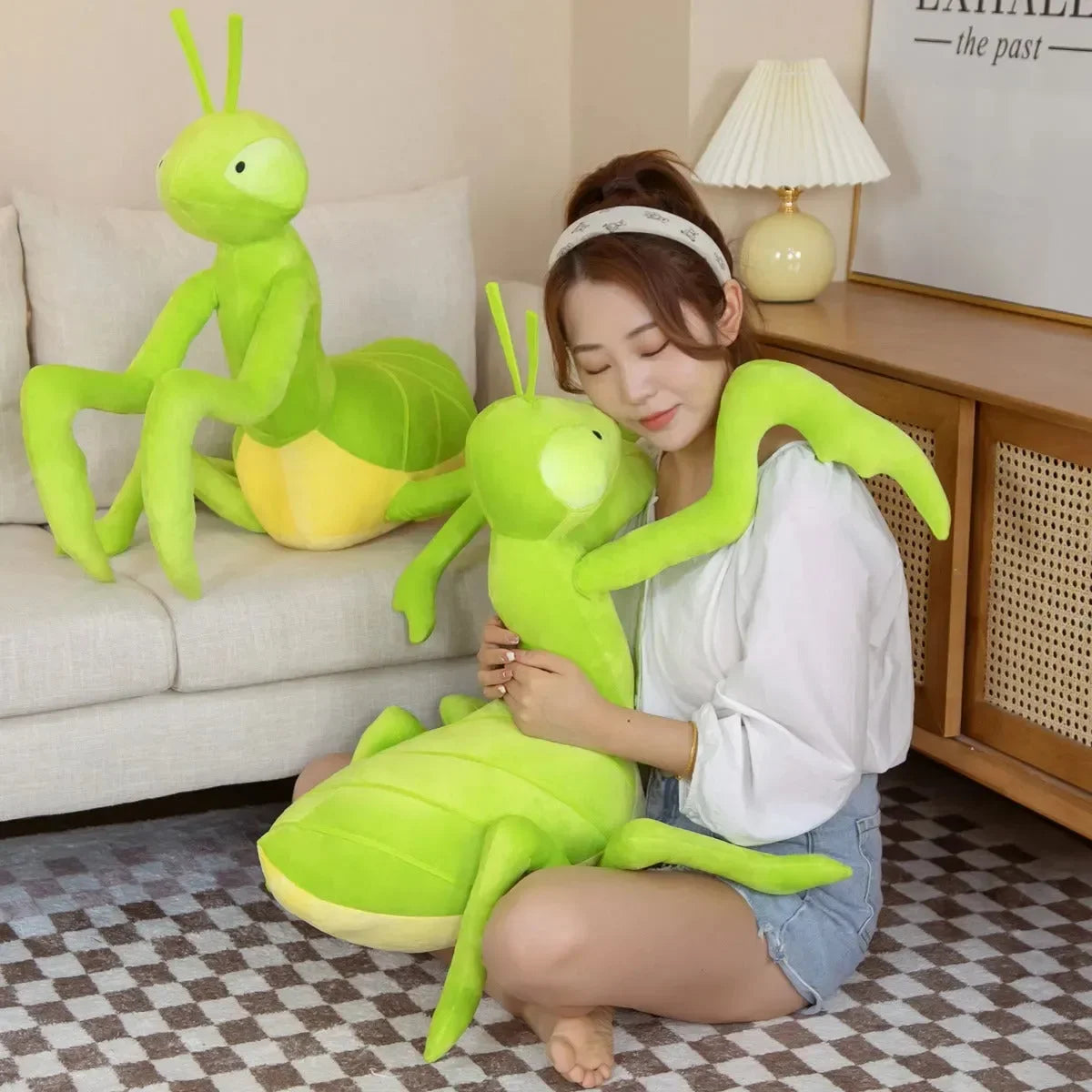 Kawaii Green Praying Mantis Plushie - Bear Hugs