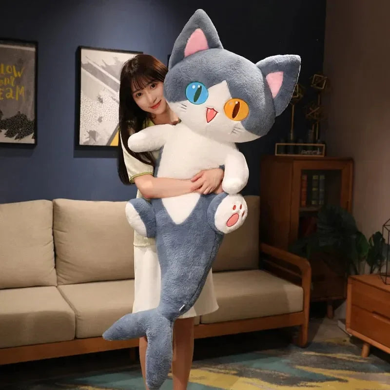 Kawaii Half Dolphin Half Cat Plushie - Bear Hugs