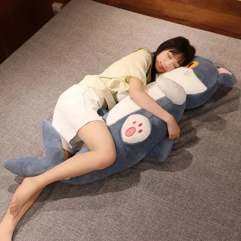 Kawaii Half Dolphin Half Cat Plushie - Bear Hugs