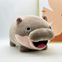 Kawaii Moo Deng Baby Hippo Plushie - Bear Hugs