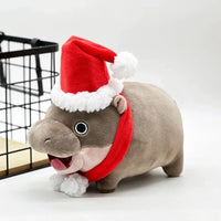 Kawaii Moo Deng Baby Hippo Plushie - Bear Hugs