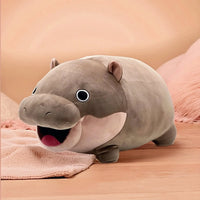 Kawaii Moo Deng Baby Hippo Plushie - Bear Hugs