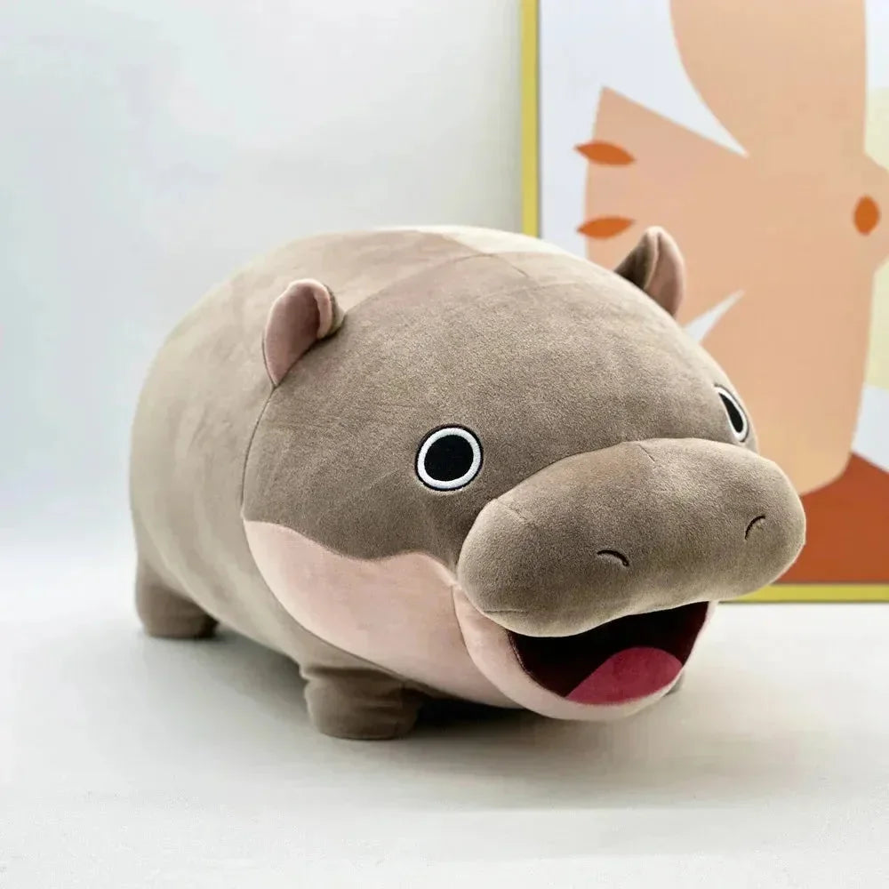 Kawaii Moo Deng Baby Hippo Plushie - Bear Hugs