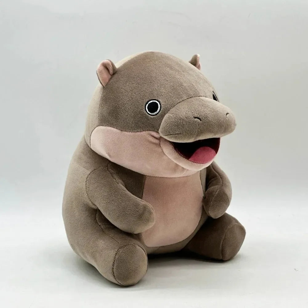 Kawaii Moo Deng Baby Hippo Plushie - Bear Hugs