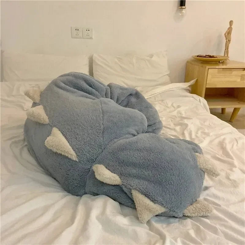 Kawaii Pastel Dragon Plush Hoodie Blanket - Bear Hugs