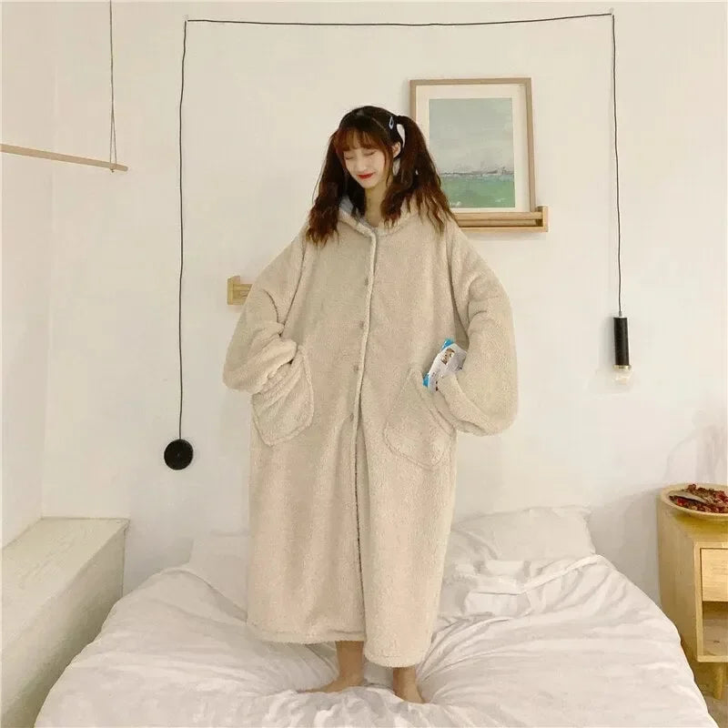 Kawaii Pastel Dragon Plush Hoodie Blanket - Bear Hugs