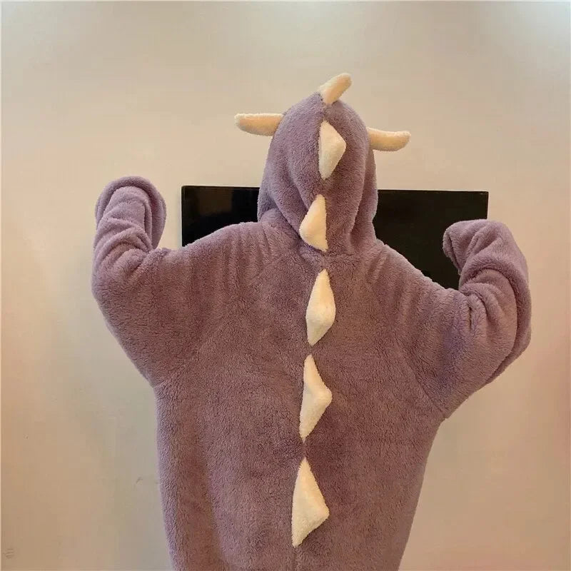 Kawaii Pastel Dragon Plush Hoodie Blanket - Bear Hugs