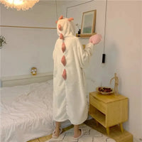 Kawaii Pastel Dragon Plush Hoodie Blanket - Bear Hugs