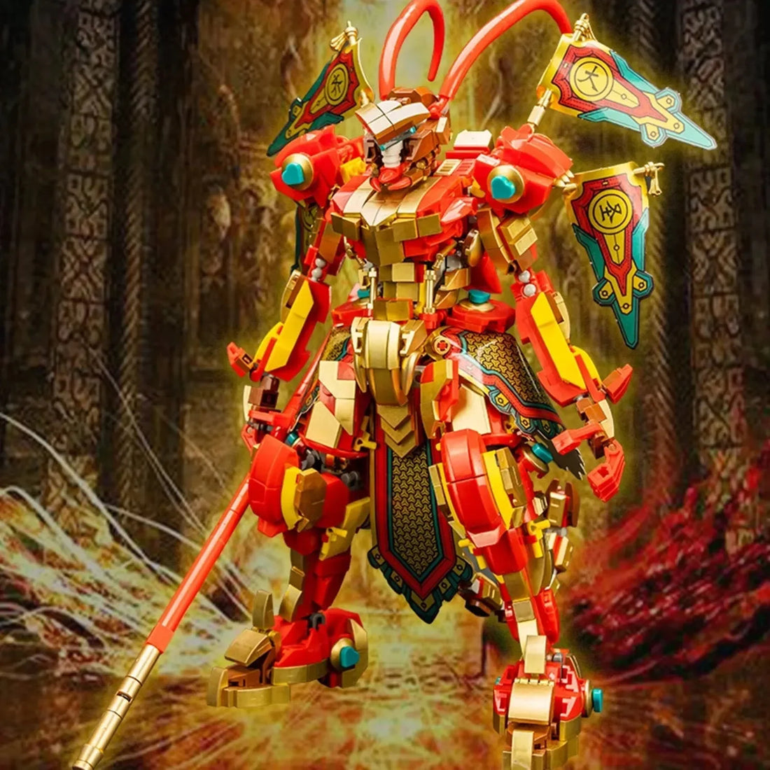 Legendary Mecha Royal Monkey King Wukong Building Sets - Bear Hugs