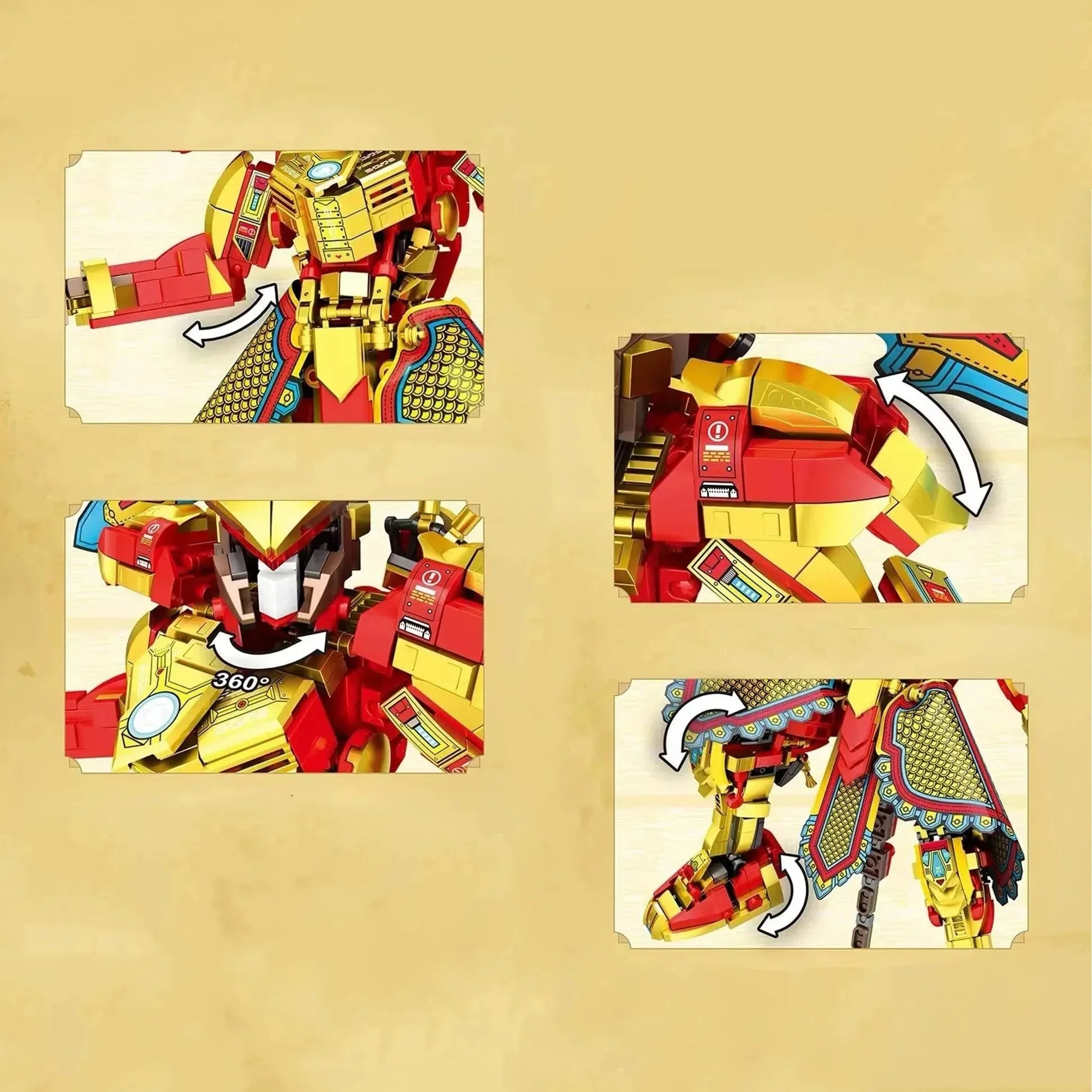 Legendary Mecha Royal Monkey King Wukong Building Sets - Bear Hugs