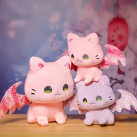 Luna & Solis the Kawaii Sakura Cats with Wings Plushies - Bear Hugs