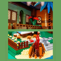 Rainbow Sakura Tree House Light Nano Building Blocks - Bear Hugs